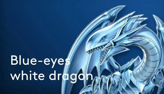 Blue-eyes white dragon